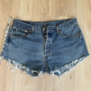 Urban Outfitters Levi denim high rise cutoff shorts
